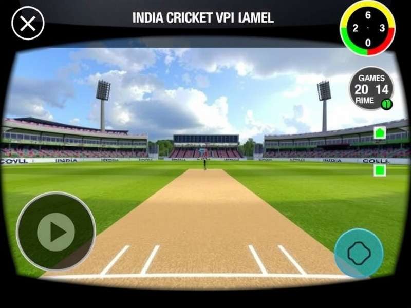 India Cricket VR King Gameplay Screenshot